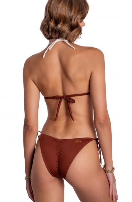 Pin Up Stars BIKINI TRIANGOLO IMBOTTITO CON LAVORAZIONE LASER E RICAMO PERLINE Offerta Anniversario