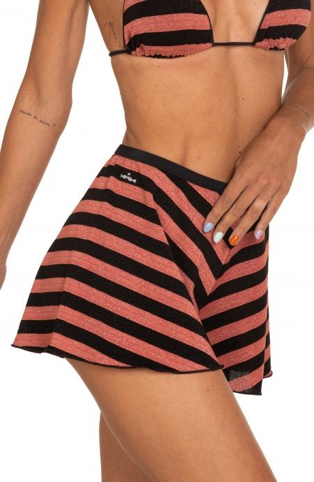 Pin Up Stars Short Riga Lurex Bicolor Prezzo Ridotto