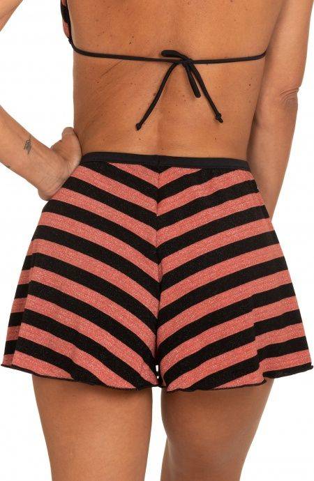 Pin Up Stars Short Riga Lurex Bicolor Prezzo Ridotto