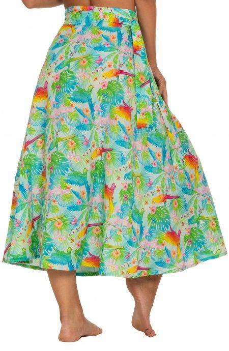 Pin Up Stars Gonna Pareo A Ruota Stampa Happy Tropical Sconto