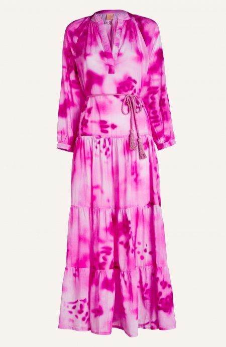 Pin Up Stars Caftano Maniche Lunghe Tie Dye