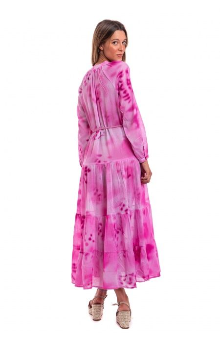 Pin Up Stars Caftano Maniche Lunghe Tie Dye Acquista Ora