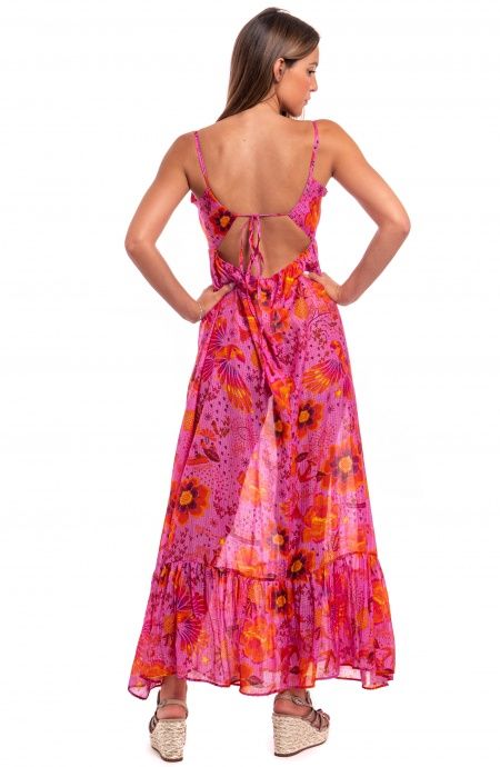 Pin Up Stars Abito Impero Stampa Apache Moda