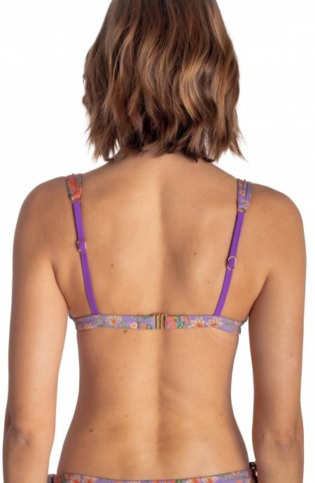 Pin Up Stars TOP BIKINI BRASSIERE CON ACCESSORIO STAMPA FLOWER BIRD 2025