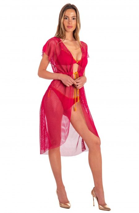 Pin Up Stars Abito Con Coulisse Tinta Unita Rete Hotsell