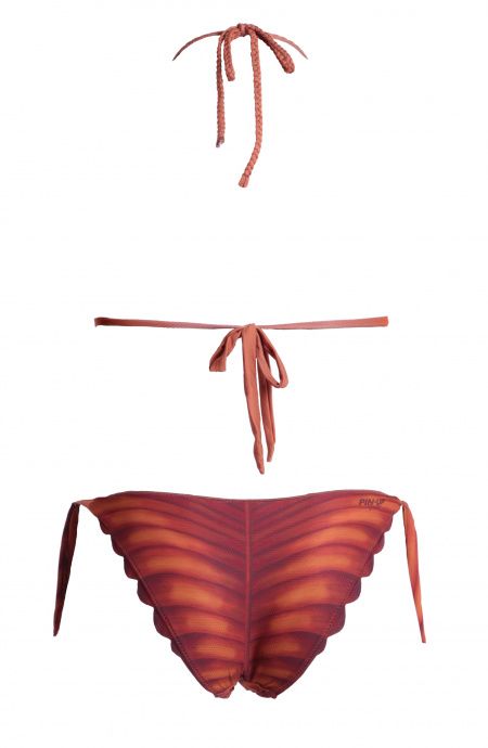 Pin Up Stars Bikini Triangolo Imbottito Foglia In Lycra Riciclata 2025