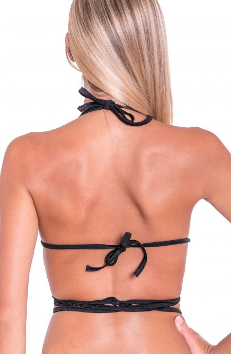 Pin Up Stars Top Bikini Imbottito Fisso Push-Up Velvet Lamina Fiorellini Negozi Online