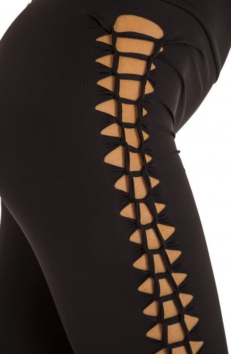 Pin Up Stars Leggins Laserato Tinta Unita Italy