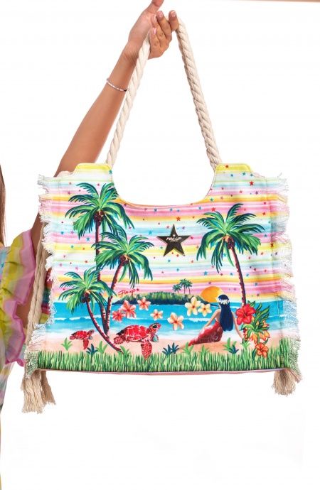 Pin Up Stars Borsa A Frange Hawaii Spedizione Gratuita