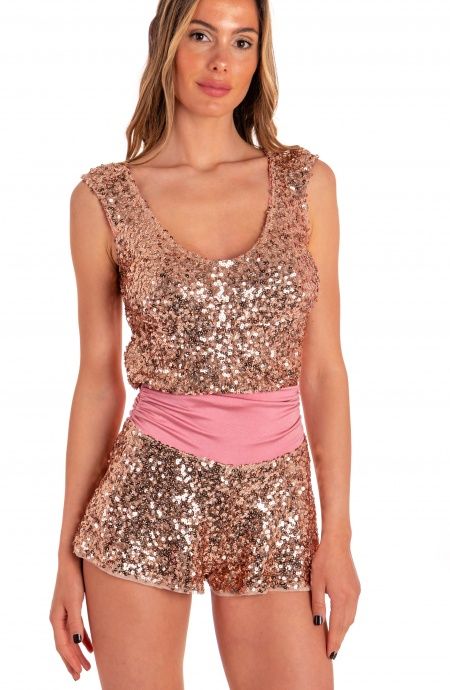 Pin Up Stars Short Full Paillettes Spedizione Gratuita