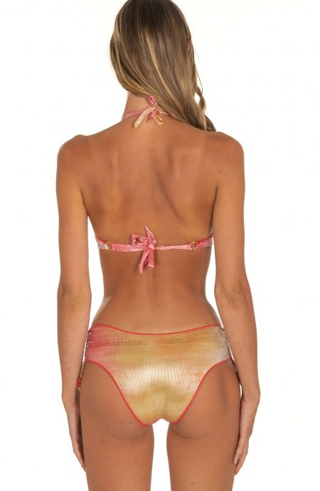 Pin Up Stars Bikini Balconcino Con Ferretto Slip Medio Maltinto Consegna Veloce