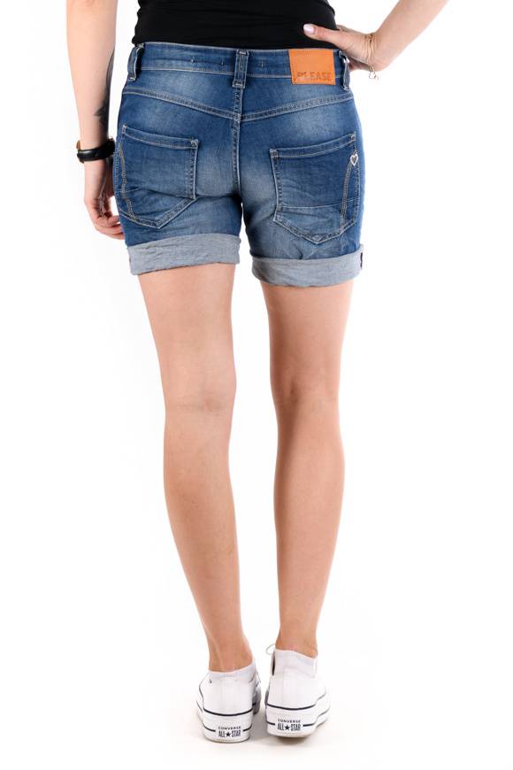 ﻿Please Jeans Please - Shorts P88 E02 - Blu Denim Qualità Garantita