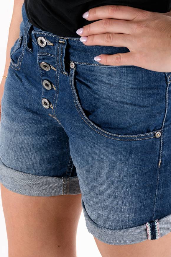 ﻿Please Jeans Please - Shorts P88 E02 - Blu Denim Qualità Garantita