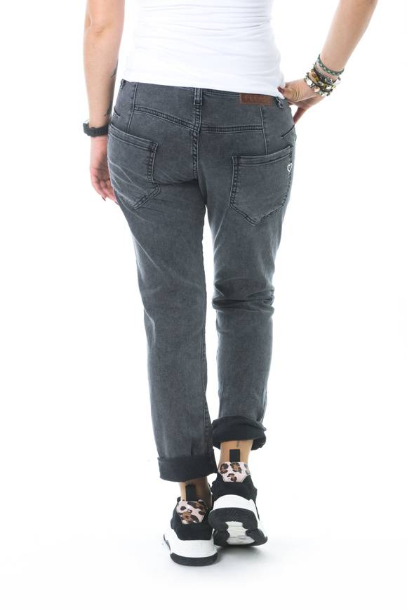 Please Jeans Please - Jeans P85 IV0 - Nero Denim Acquista Ora