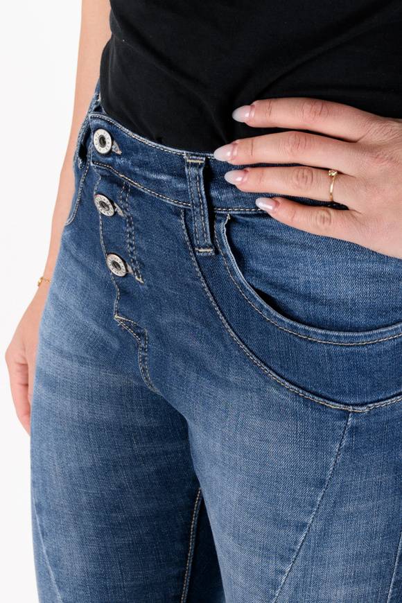 Please Jeans Please - Jeans P78 E25 - Blu Denim Consegna Veloce