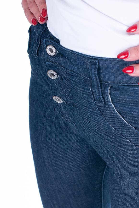 Please Jeans Please - Jeans P78 WN5 - Blu Denim Fino Al -60%