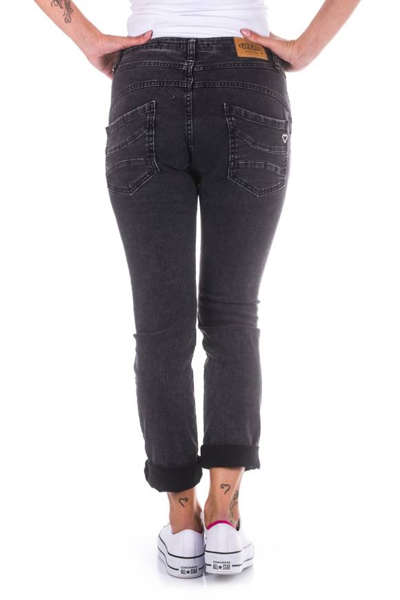 Please Jeans Please - Pantaloni P78 P3M - Nero Denim Affare Del Giorno