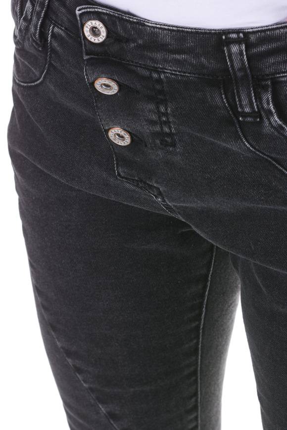 Please Jeans Please - Pantaloni P78 P3M - Nero Denim Affare Del Giorno