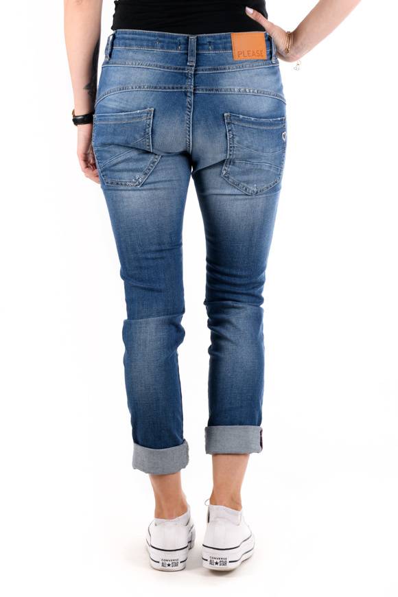 Please Jeans Please - Jeans P78 EHP - Blu Denim Prezzo Ridotto