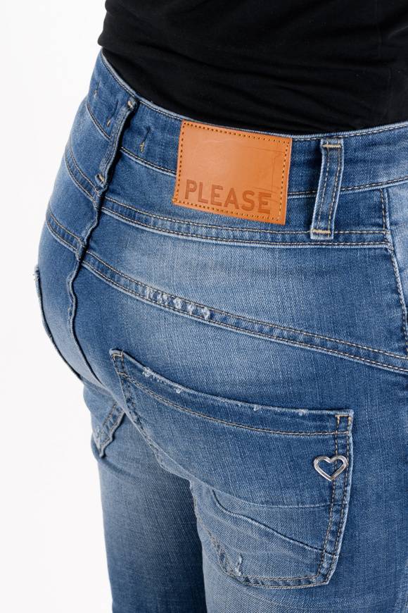 Please Jeans Please - Jeans P78 EHP - Blu Denim Prezzo Ridotto