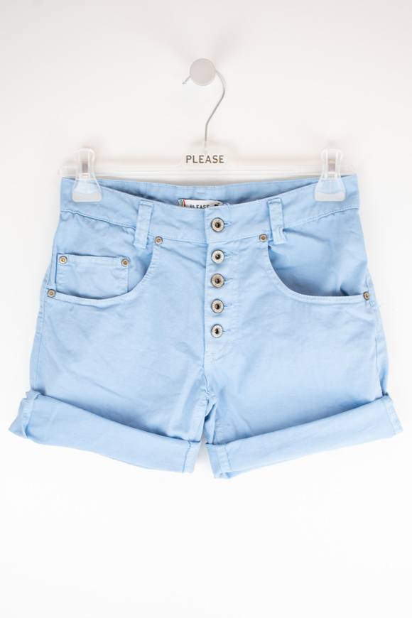 Please Jeans PLEASE SHORTS - P88 N3N - CLEAR SKY Online