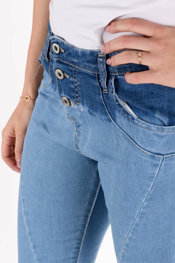 Please Jeans Please - Jeans P78 I5S - Blu Denim Hotsell