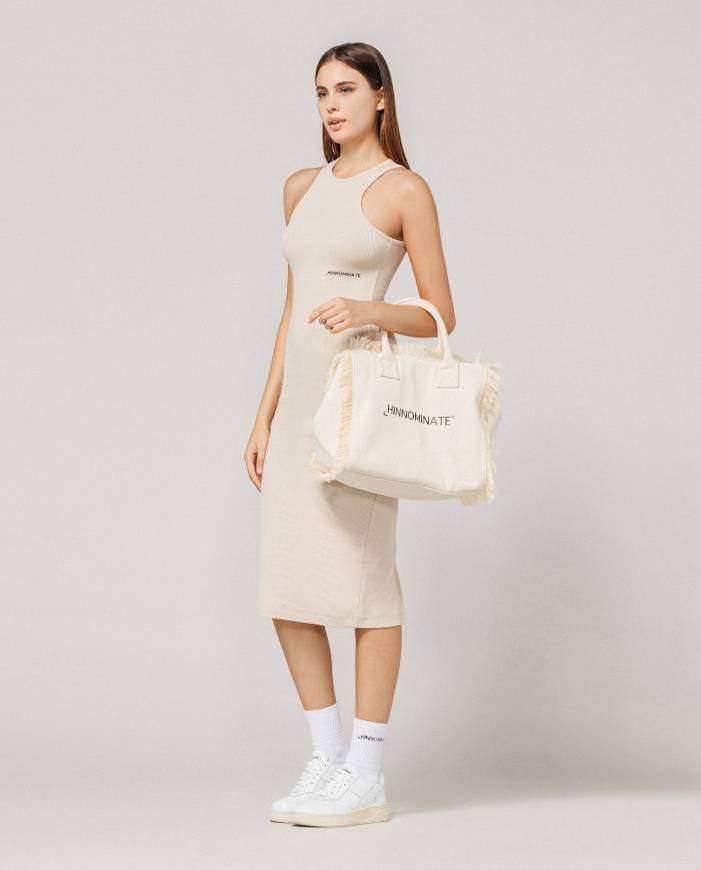 Please Jeans HINNOMINATE BORSA - OFF WHITE In Saldo