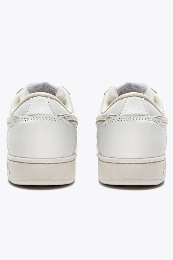 Please Jeans DIADORA SNEAKER BASKET LOW - 501 015 - WHITE LILAC MARMO In Linea