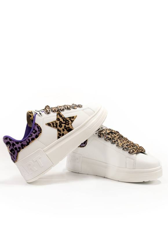 Please Jeans SHOP ART - SNEAKER 208 - WHITE MACULATO Promozione