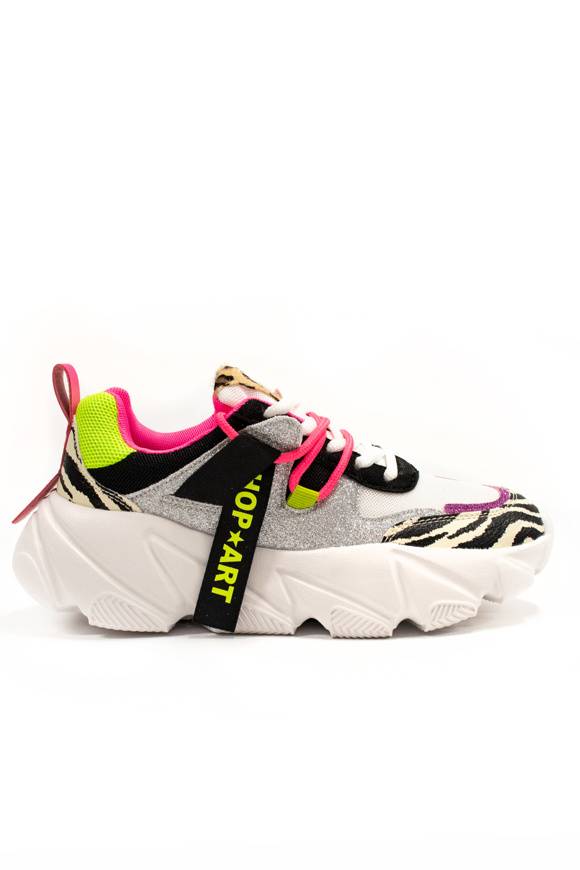 Please Jeans SHOP ART - SNEAKER 217 - MULTICOLOR