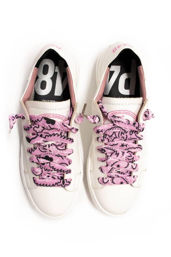 Please Jeans P448 - SNEAKER BTHEA - BANANA PINK Pezzi Unici