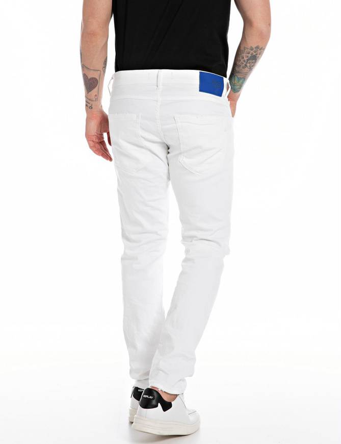 Please Jeans REPLAY JEASN WILLBI - M10 761 - WHITE Fino Al -60%