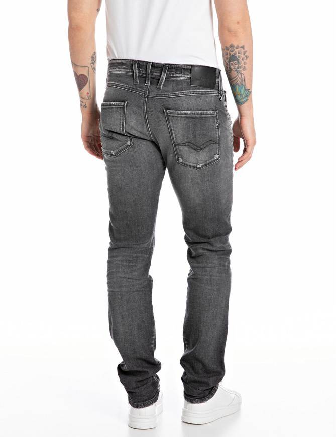 Please Jeans REPLAY JEANS ANBASS - M91 672 - GREY DENIM Ultimo giorno