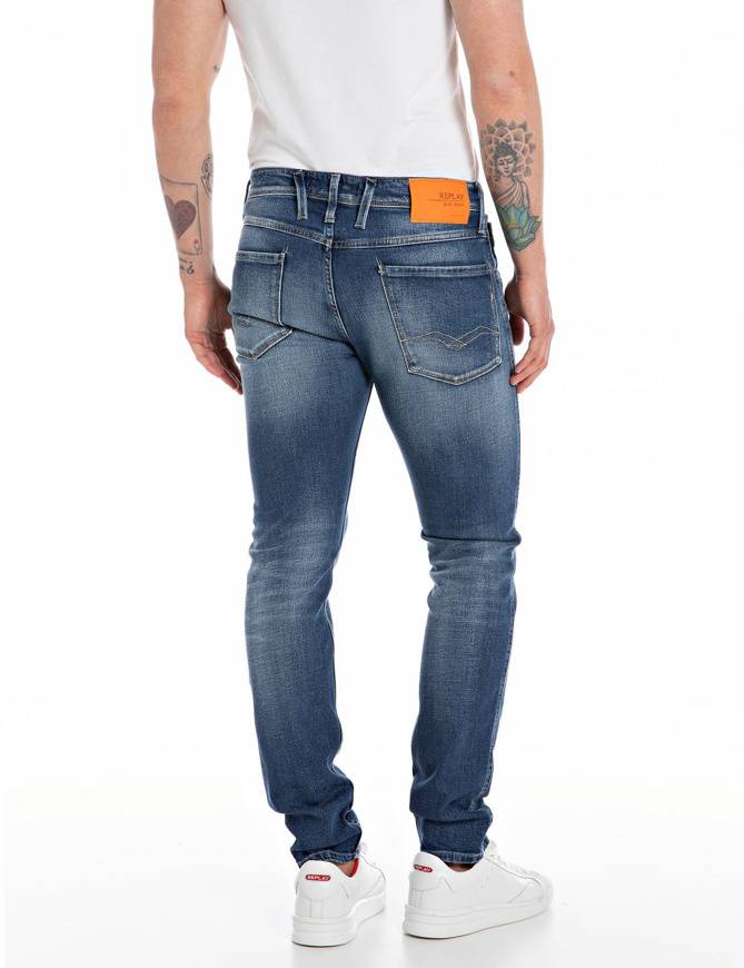 Please Jeans REPLAY JEANS ANBASS - M91 618 - BLUE DENIM Economico