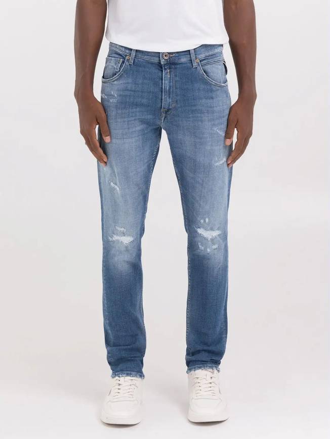 Please Jeans REPLAY JEANS MICKYM - M10 656 - BLUE DENIM Online
