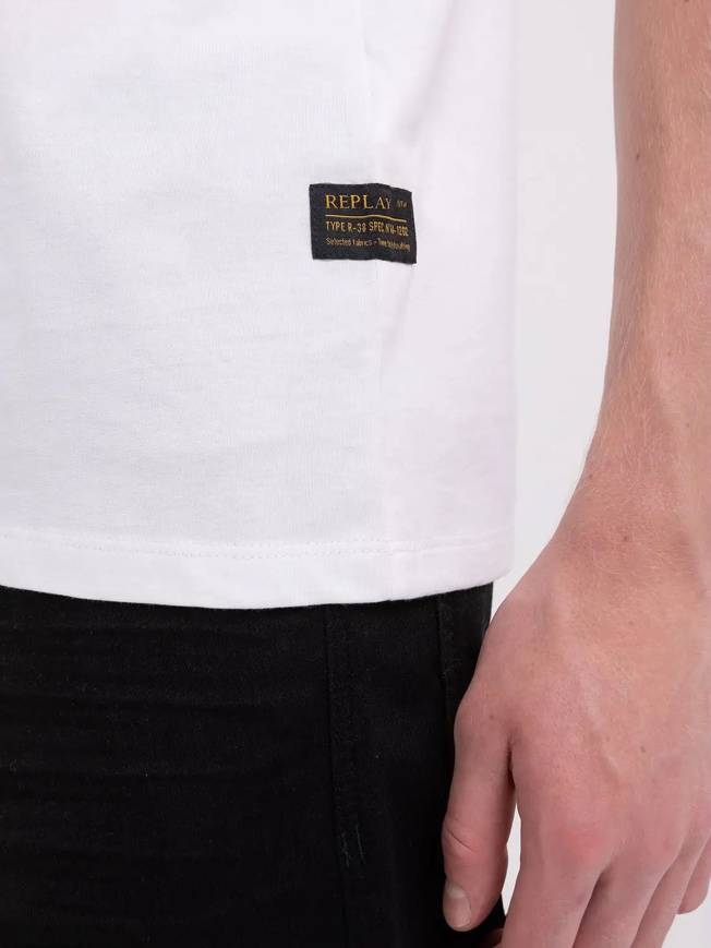 Please Jeans REPLAY T-SHIRT - M67 660 - WHITE Outlet