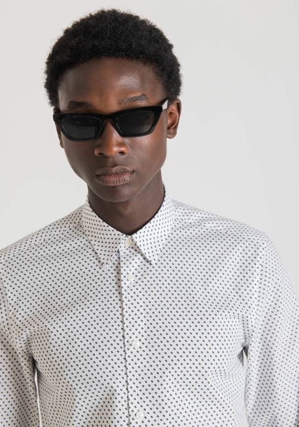 Please Jeans ANTONY MORATO CAMICIA NAPOLI - WHITE Offerte