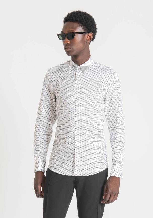 Please Jeans ANTONY MORATO CAMICIA NAPOLI - WHITE Offerte