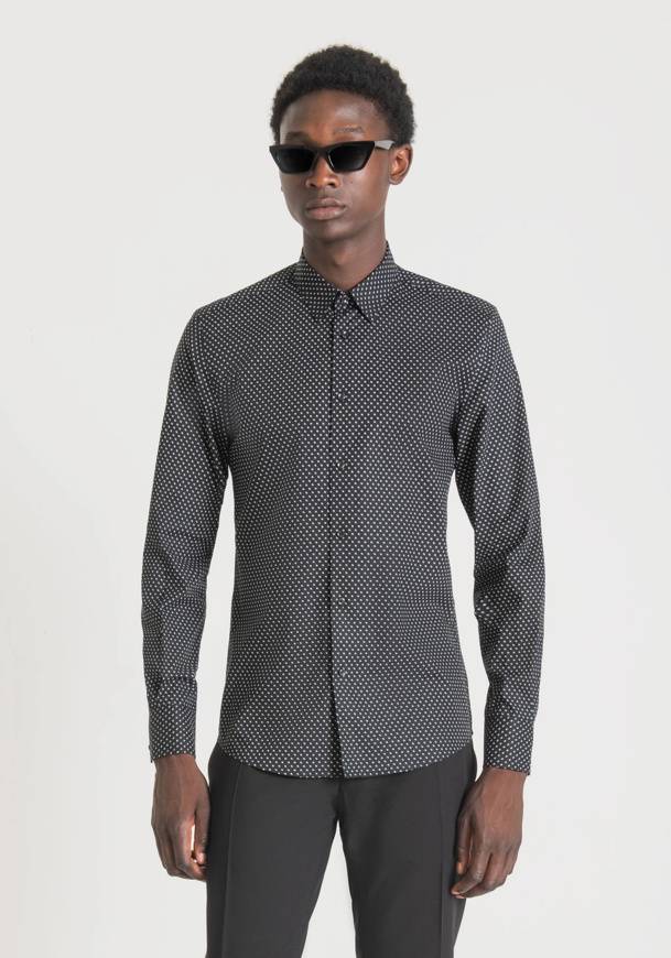 Please Jeans ANTONY MORATO CAMICIA NAPOLI - BLACK Hotsell