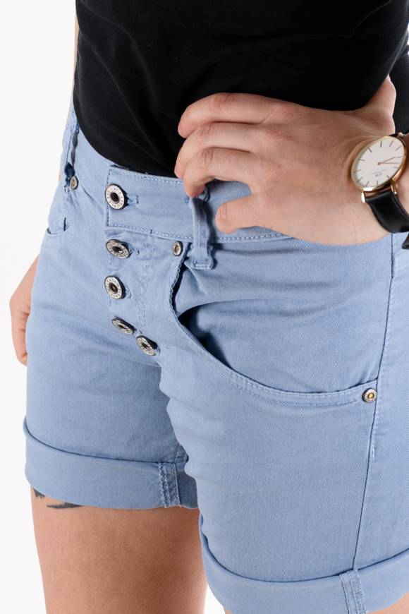 Please Jeans Please - Shorts P88 N3N - Blu Blizzard Vendite Flash