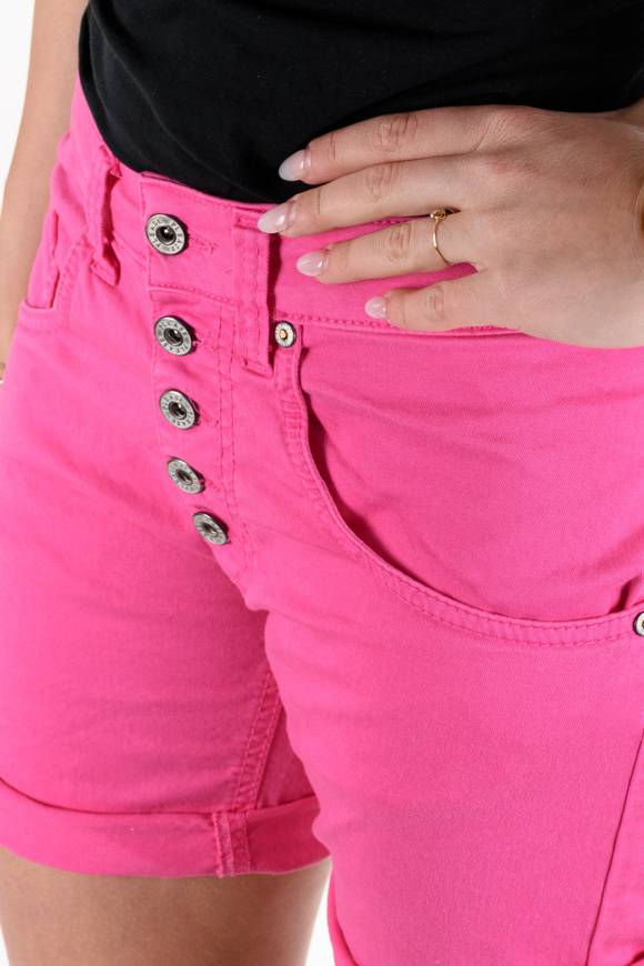 Please Jeans Please - Shorts P88 N3N - Luminous Pink In Saldo