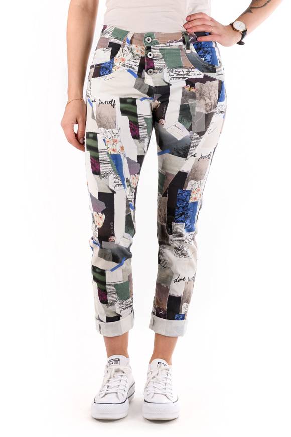 Please Jeans Please LIMITED EDITION - Pantaloni P78 C20 - Multicolor