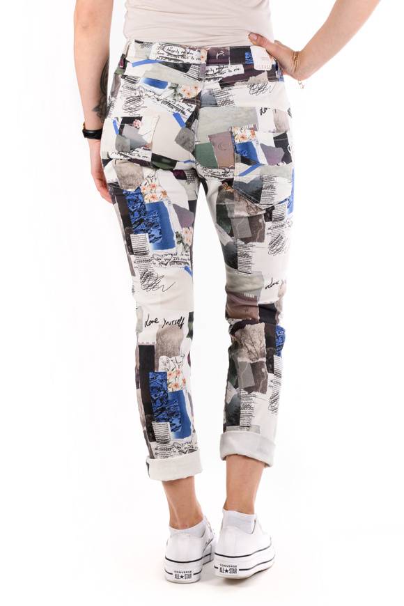 Please Jeans Please LIMITED EDITION - Pantaloni P78 C20 - Multicolor Nuova