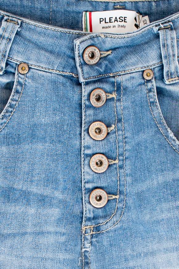 Please Jeans Please - Shorts P88 DQG - Blu Denim Italy