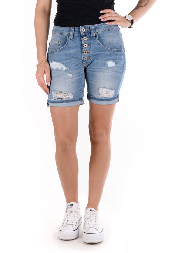 Please Jeans Please - Shorts P88 DQG - Blu Denim Italy