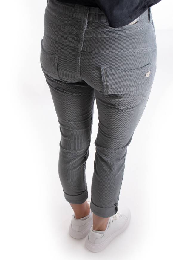 Please Jeans PLEASE CORD PANTALONI P78 - GARGOYLE Vendita