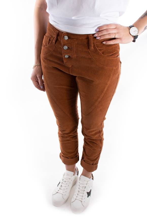 Please Jeans PLEASE PANTALONI CORD P78 - BRUCIATO 23 Promozione