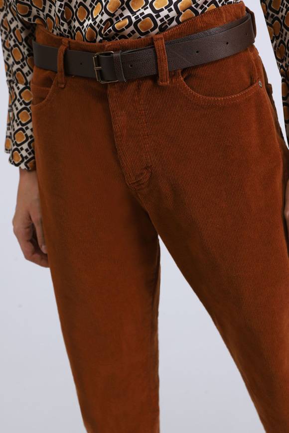 Please Jeans PLEASE CORD PANTS - P2T N3N - BRUCIATO 23 Pezzi Unici