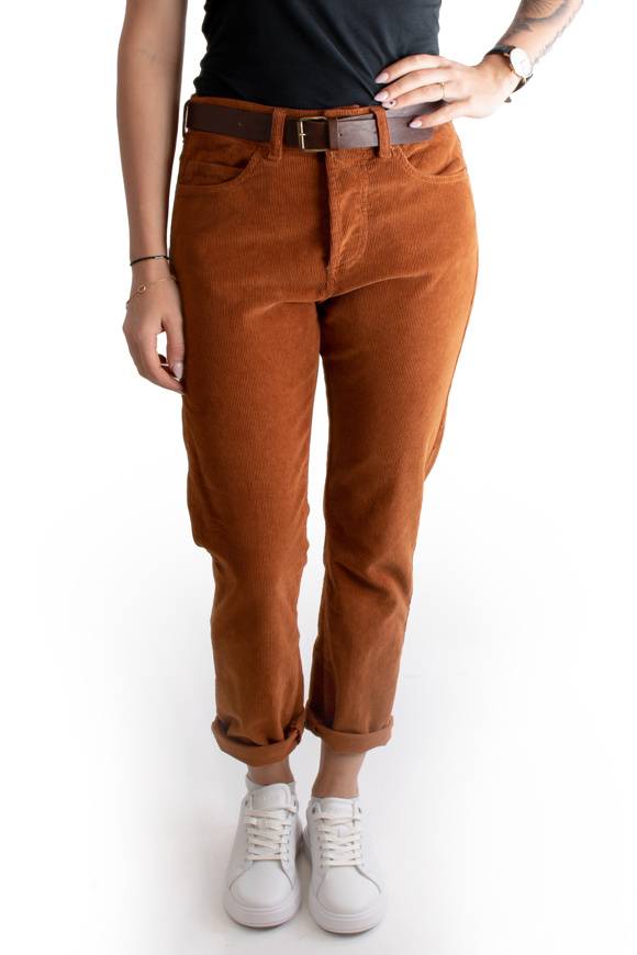 Please Jeans PLEASE CORD PANTS - P2T N3N - BRUCIATO 23 Pezzi Unici