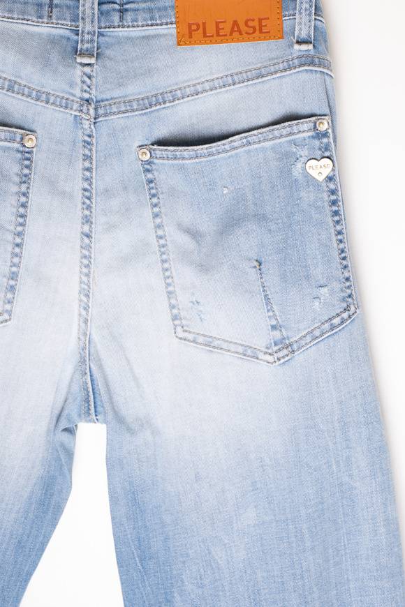 Please Jeans PLEASE JEANS - P0V W2R - BLU DENIM Negozi Online